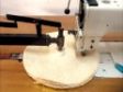 Máquina de coser pesado para la fabricación rueda para pulir cosidas en espiral