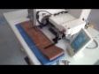 Maquina de coser automatica para fabricar eslingas de fibra sintética (nylon y poliester)